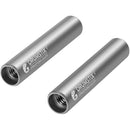 Bright Tangerine Drumstix Structural Alloy Threaded 15mm Rods (Pair, 3")