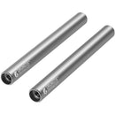 Bright Tangerine Drumstix Structural Alloy Threaded 15mm Rods (Pair, 6")