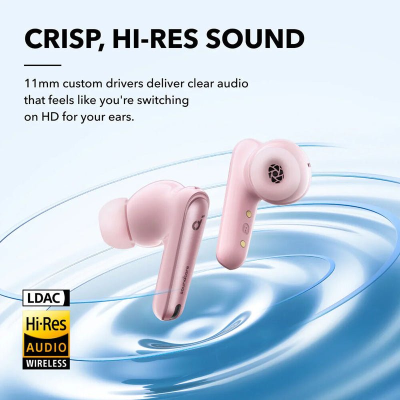 Soundcore by Anker Liberty 4 NC True-Wireless Noise-Canceling Earbuds (Pastel Pink)