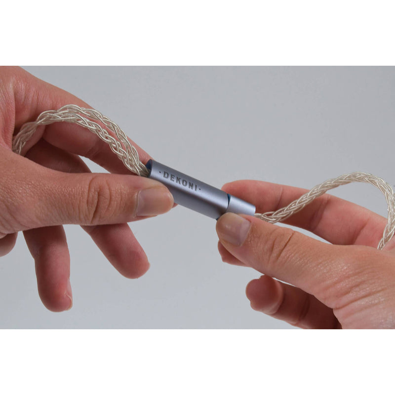 Dekoni Audio Dekoni Ensemble Presplit  4.4mm  Balanced 64" Silver Braided Cable