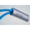 Dekoni Audio Dekoni Ensemble Postsplit 4-Pin Mini-XLR Connectors with Blue Nylon Woven Jacket