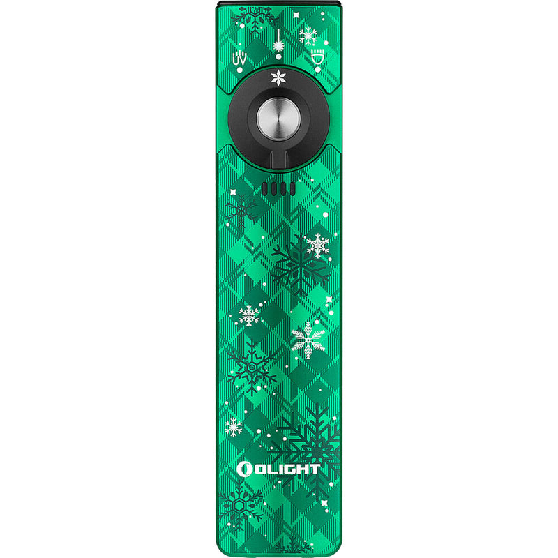 Olight Arkfeld Pro Class 3R Flashlight with LED Light, UV, and Laser (Snowflake Green)