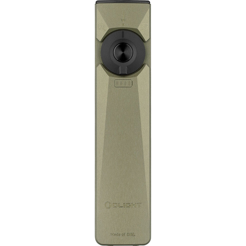 Olight Arkfeld Ultra Flashlight with UV and Green Laser (Neutral White Light, Olive Green)