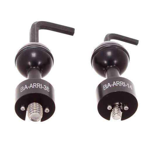 Ultralight Anti-Twist Ball Adapter with Captive 3/8"-16 Screw