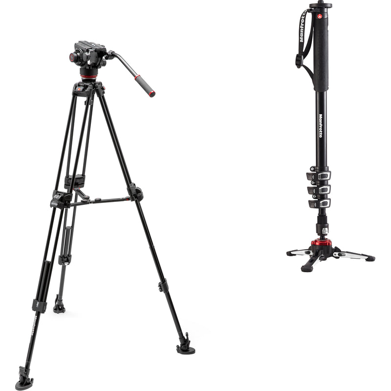 Buy in India Manfrotto 504X Video Head 645 Aluminum Tripod Kit