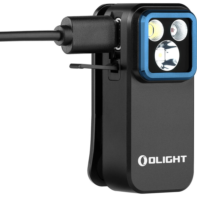 Olight Oclip Pro Rechargeable Clip-On Light (Black)