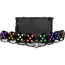 ColorKey MobilePar Mini HEX 5 Bundle with Charging Trolley Case (8-Pack)