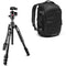 Manfrotto Befree Advanced Aluminum Travel Tripod with Ball Head and Advanced Gear Backpack III Kit