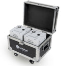 ColorKey Dazzler FX MK2 Cold Spark Machines with Road Case (White, 2-Pack)