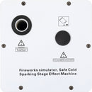 ColorKey Dazzler FX MK2 Cold Spark Machines with Road Case (White, 2-Pack)