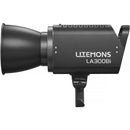 Godox Litemons LA300Bi Bi-Color LED Monolight (3-Light Kit with Stands, Black)