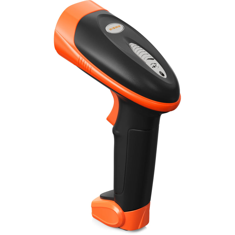 Ambir Technology Inc BR200-BL Wireless Barcode Reader (Black/Orange)
