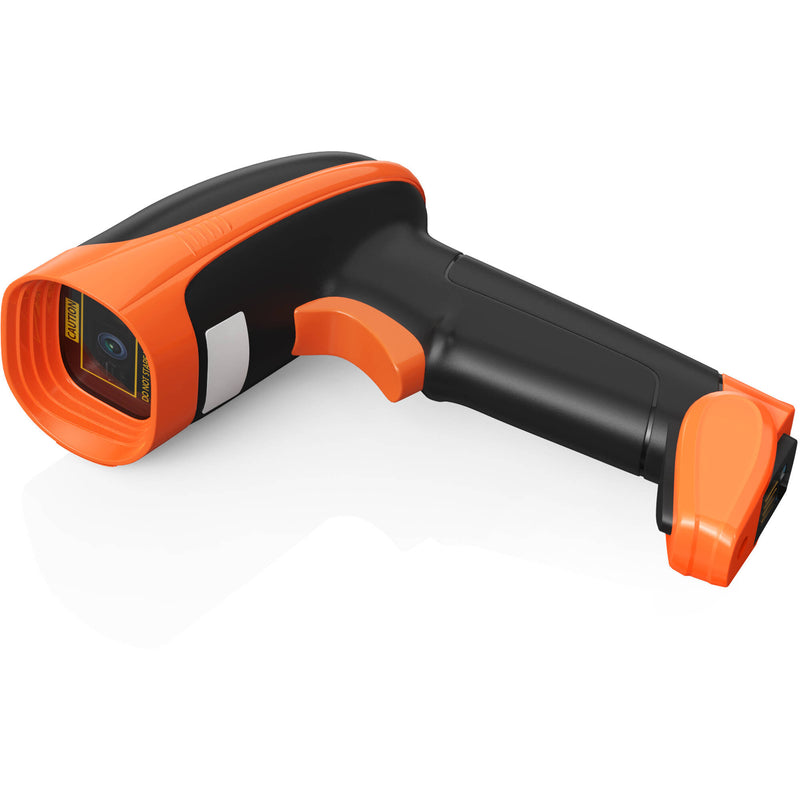 Ambir Technology Inc BR200-BL Wireless Barcode Reader (Black/Orange)
