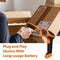 Ambir Technology Inc BR200-BL Wireless Barcode Reader (Black/Orange)