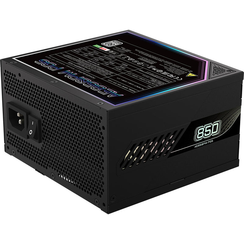 Gigabyte AORUS ELITE 850W 80 PLUS Platinum Modular ATX Power Supply (Black)