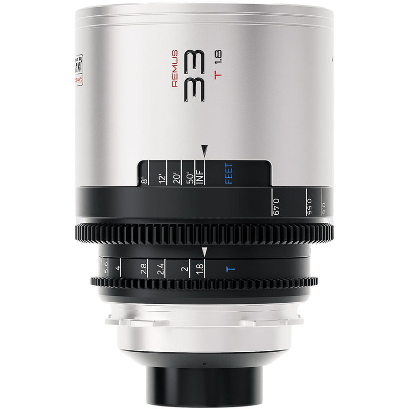 BLAZAR LENS Remus 1.5x Full-Frame Anamorphic 5-Lens Set (ARRI PL, Silver Flare)