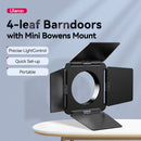 Ulanzi 4-Leaf Barndoors with Mini Bowens Mount