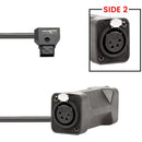 IndiPRO Tools D-Tap to Dual 4-Pin Female XLR Connectors Cable (24")