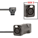 IndiPRO Tools D-Tap to Dual 3-Pin Female XLR Connectors Cable (24")
