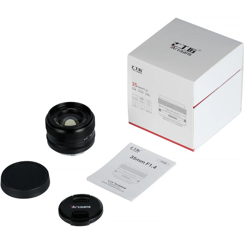7artisans Photoelectric 35mm f/1.4 Mark III Lens (Canon RF, Black)
