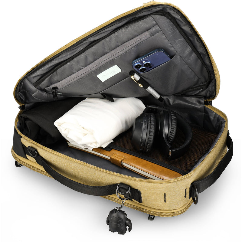 Swissdigital BERG Hybrid Briefcase (Dark Khaki)