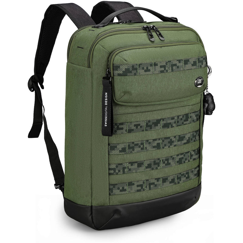Swissdigital BERG Hybrid Briefcase (Dark Green)