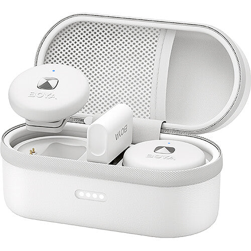 BOYA OMIC-D 2-Person Wireless Microphone System with Lightning Connector for iOS Devices (White)