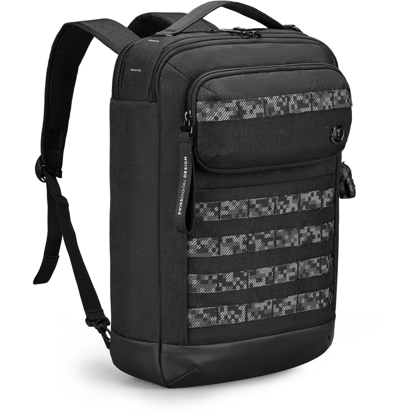 Swissdigital BERG Hybrid Briefcase (Black)