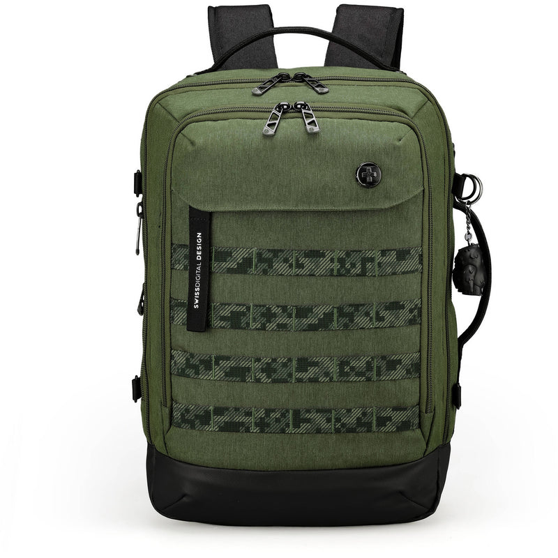 Swissdigital BERG L Backpack (Dark Green, 24L)