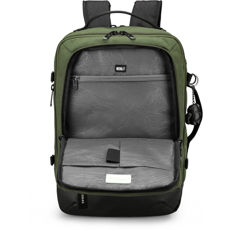 Swissdigital BERG L Backpack (Dark Green, 24L)