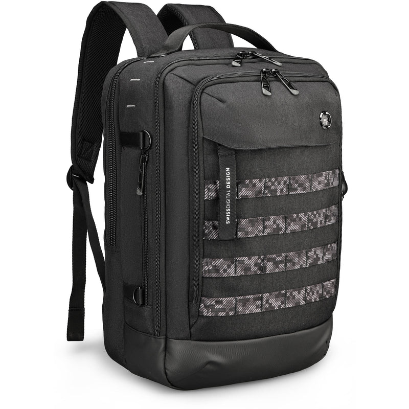 Swissdigital BERG L Backpack (Black, 24L)