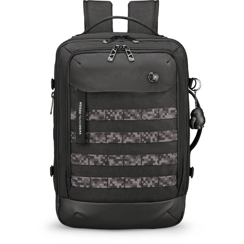 Swissdigital BERG L Backpack (Black, 24L)