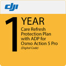 DJI 1-Year Care Refresh Protection Plan with ADP for Osmo Action 5 Pro (Digital Code)