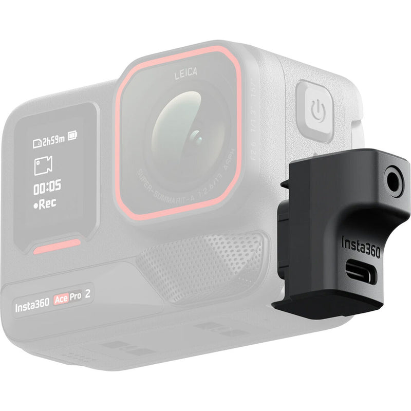 Insta360 Microphone Adapter for Ace, Ace Pro, and Ace Pro 2