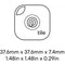 Tile Mate Bluetooth Tracker (2024, 2-Pack, Black)