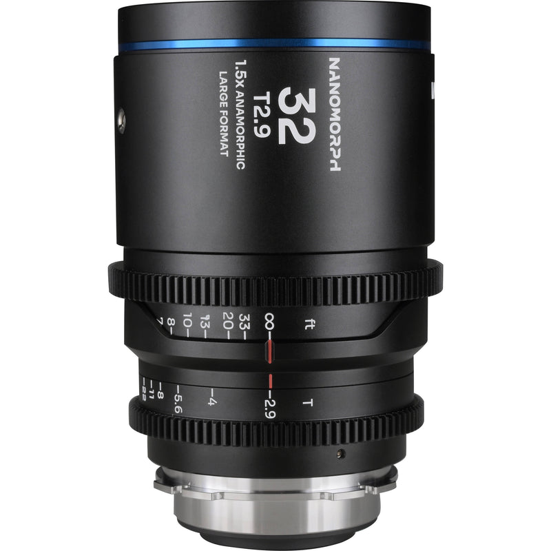 Venus Optics Laowa Nanomorph 32mm T2.9 1.5x LF Anamorphic Lens (ARRI PL & Canon EF, Blue Flare)