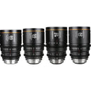 Venus Optics Laowa Nanomorph T2.9 1.5x LF Anamorphic 4-Lens Bundle (ARRI PL/Canon EF, Amber Flare)