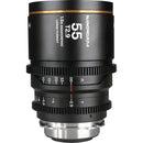 Venus Optics Laowa Nanomorph 55mm T2.9 1.5x LF Anamorphic Lens (ARRI PL & Canon EF, Amber Flare)
