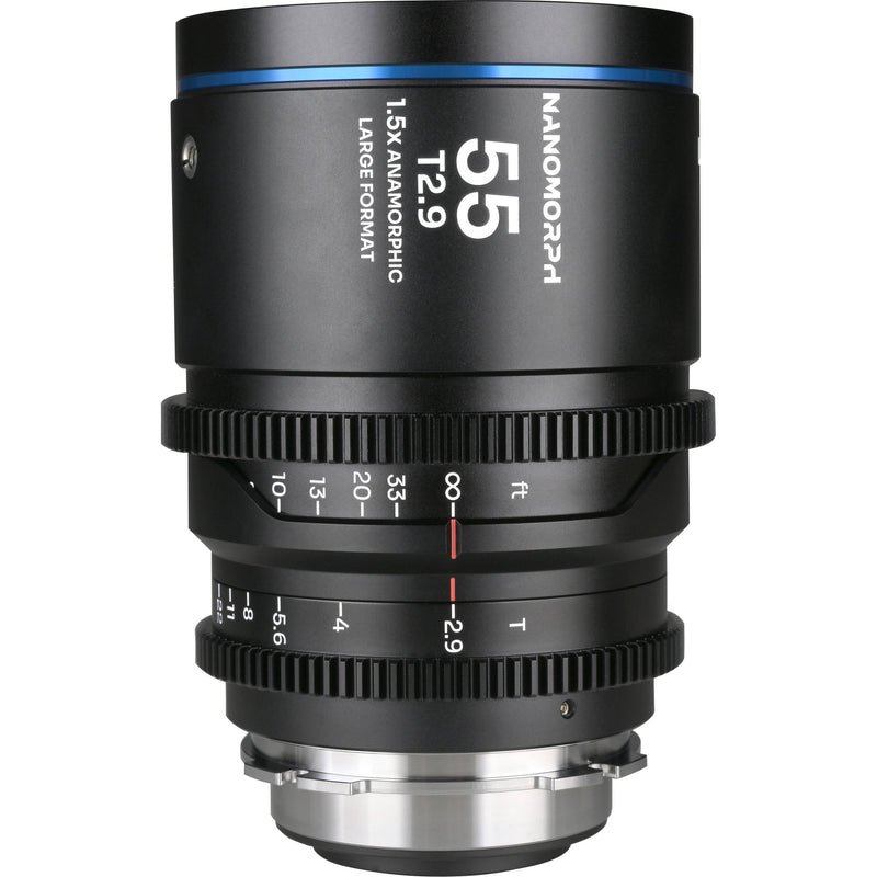 Venus Optics Laowa Nanomorph 55mm T2.9 1.5x LF Anamorphic Lens (ARRI PL & Canon EF, Blue Flare)