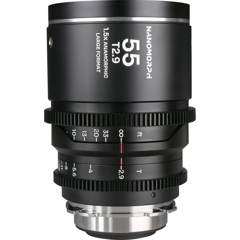 Venus Optics Laowa Nanomorph 55mm T2.9 1.5x LF Anamorphic Lens (ARRI PL & Canon EF, Silver Flare)