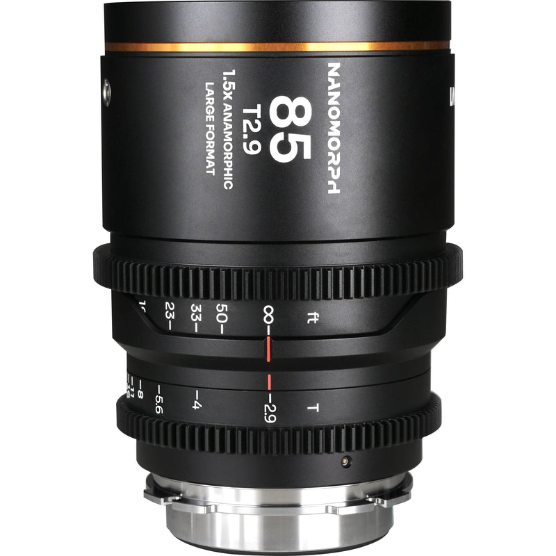 Venus Optics Laowa Nanomorph 85mm T2.9 1.5x LF Anamorphic Lens (ARRI PL & Canon EF, Amber Flare)
