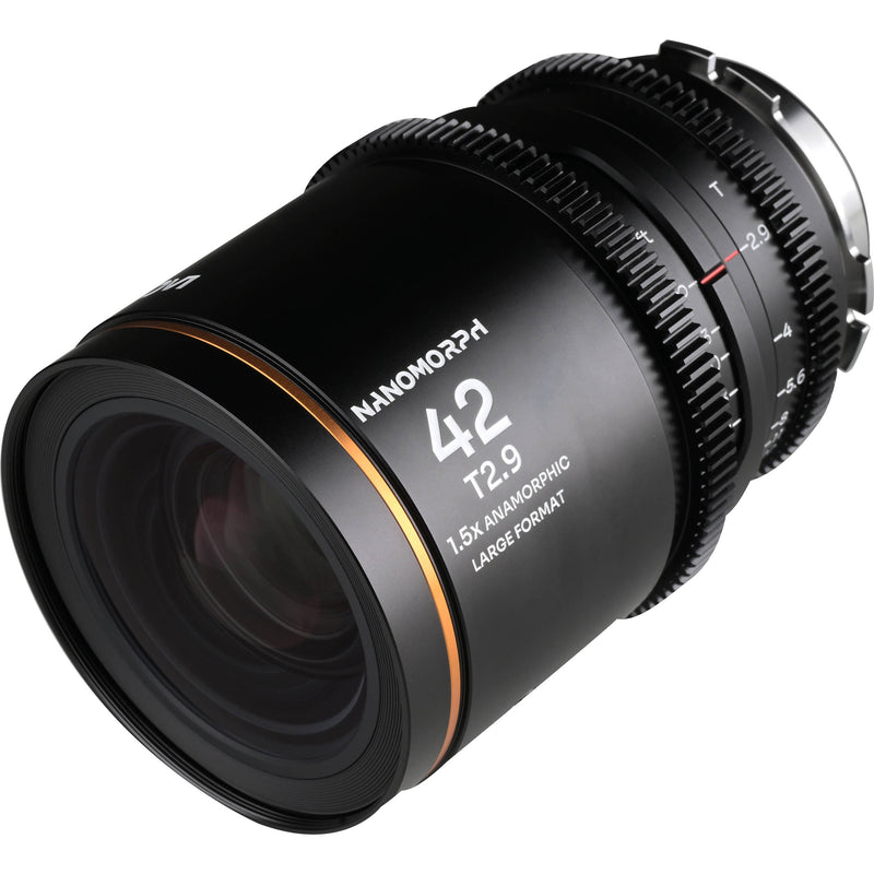 Venus Optics Laowa Nanomorph 42mm T2.9 LF Anamorphic Lens (ARRI PL & Canon EF, Amber Flare)