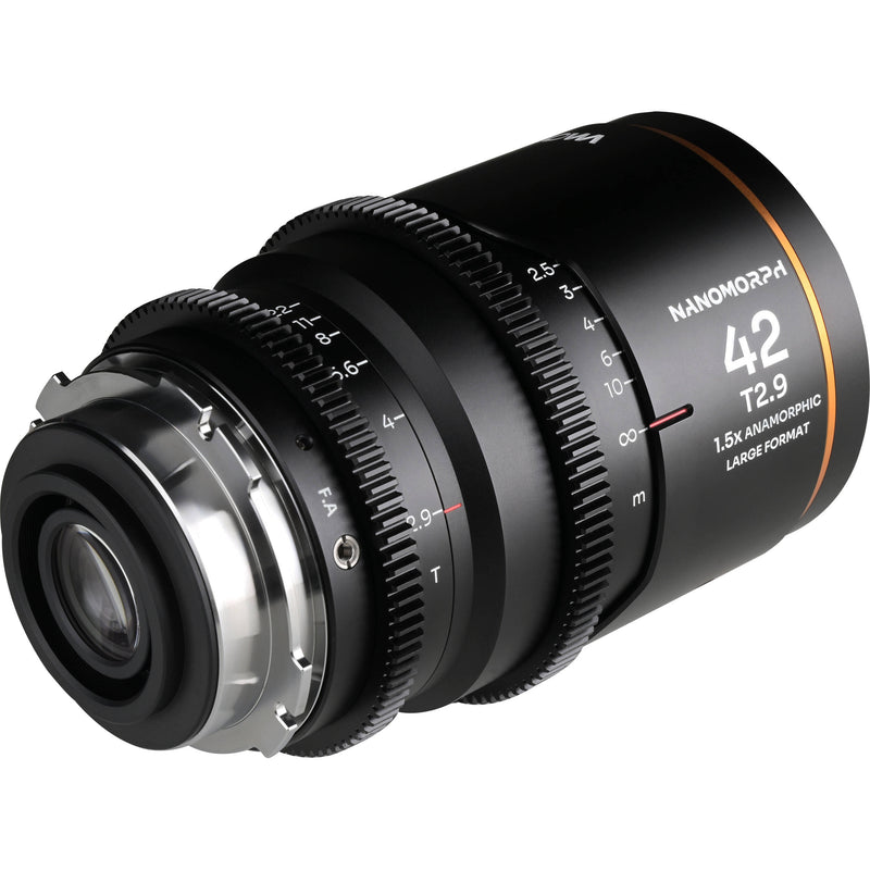 Venus Optics Laowa Nanomorph 42mm T2.9 LF Anamorphic Lens (ARRI PL & Canon EF, Amber Flare)