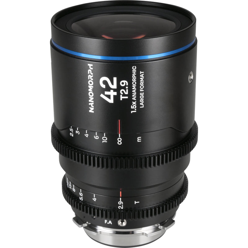 Venus Optics Laowa Nanomorph 42mm T2.9 LF Anamorphic Lens (ARRI PL & Canon EF, Blue Flare)