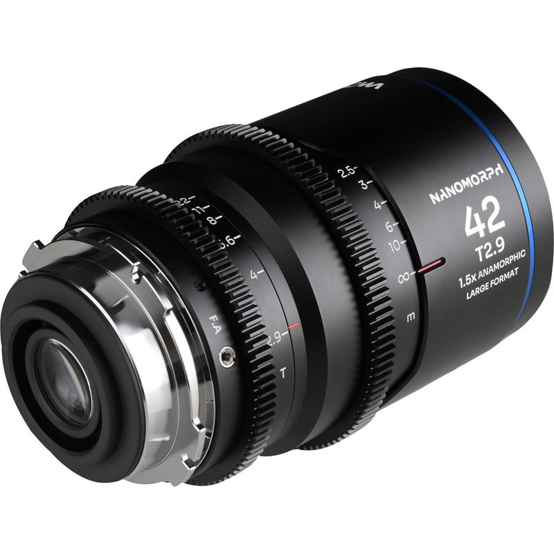 Venus Optics Laowa Nanomorph 42mm T2.9 LF Anamorphic Lens (ARRI PL & Canon EF, Blue Flare)