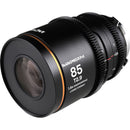 Venus Optics Laowa Nanomorph 85mm T2.9 1.5x LF Anamorphic Lens (ARRI PL & Canon EF, Amber Flare)