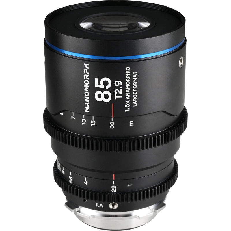 Venus Optics Laowa Nanomorph 85mm T2.9 1.5x LF Anamorphic Lens (ARRI PL & Canon EF, Blue Flare)