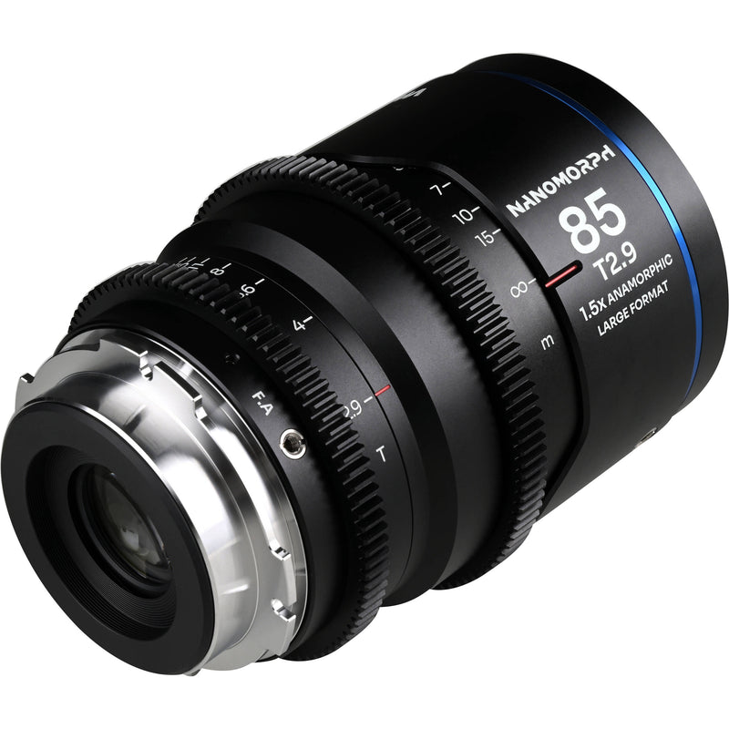Venus Optics Laowa Nanomorph 85mm T2.9 1.5x LF Anamorphic Lens (ARRI PL & Canon EF, Blue Flare)