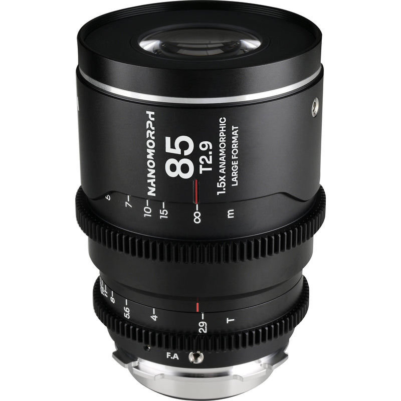 Venus Optics Laowa Nanomorph 85mm T2.9 1.5x LF Anamorphic Lens (ARRI PL & Canon EF, Silver Flare)