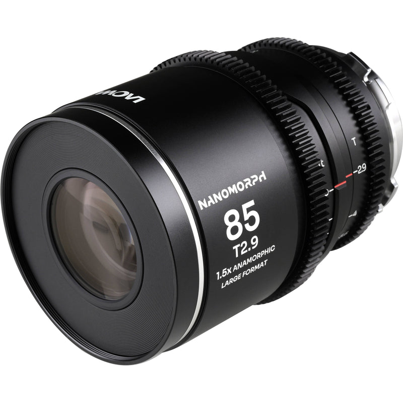 Venus Optics Laowa Nanomorph 85mm T2.9 1.5x LF Anamorphic Lens (ARRI PL & Canon EF, Silver Flare)